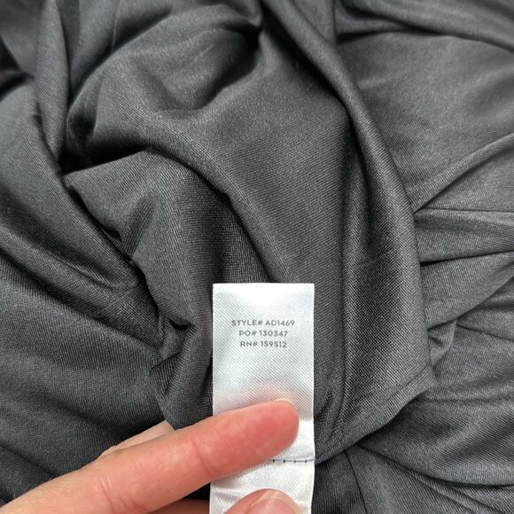 NWT Lulus Make it Elegant Black Satin Strappy Maxi Dress Size Small - Picture 13 of 13